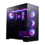 XPG Invader X BTF Mid Tower Case (Type C) 5 Fan ARGB Black
