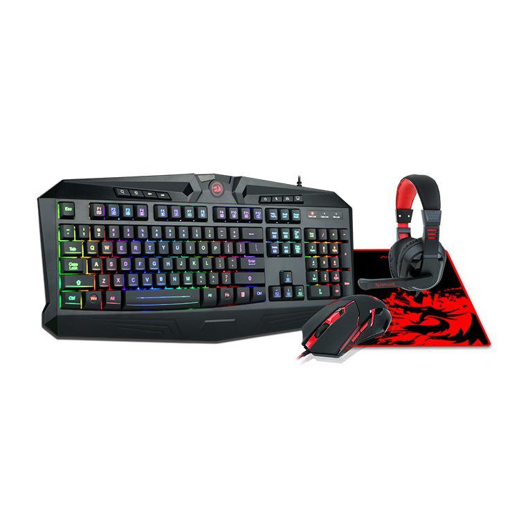 Redragon S101 BA-2 Gaming Combo RGB Keyboard Mouse Headset