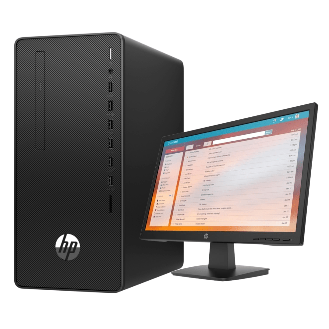 HP 290 G4 Microtower Desktop Core i5 10400 4GB RAM 1TB HDD 22
