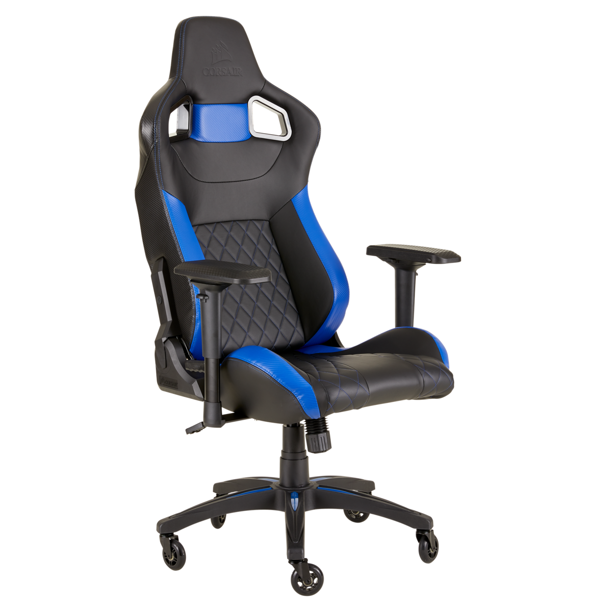 Corsair T1 Race Gaming Chair Black Blue AHW Store