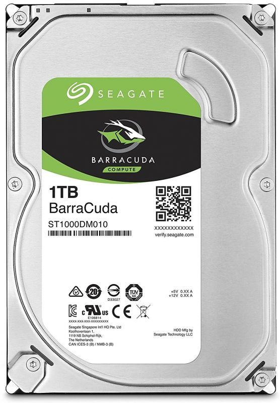 Seagate Barracuda ST1000DM010 1TB 7200 RPM 64 MB Cache Hard