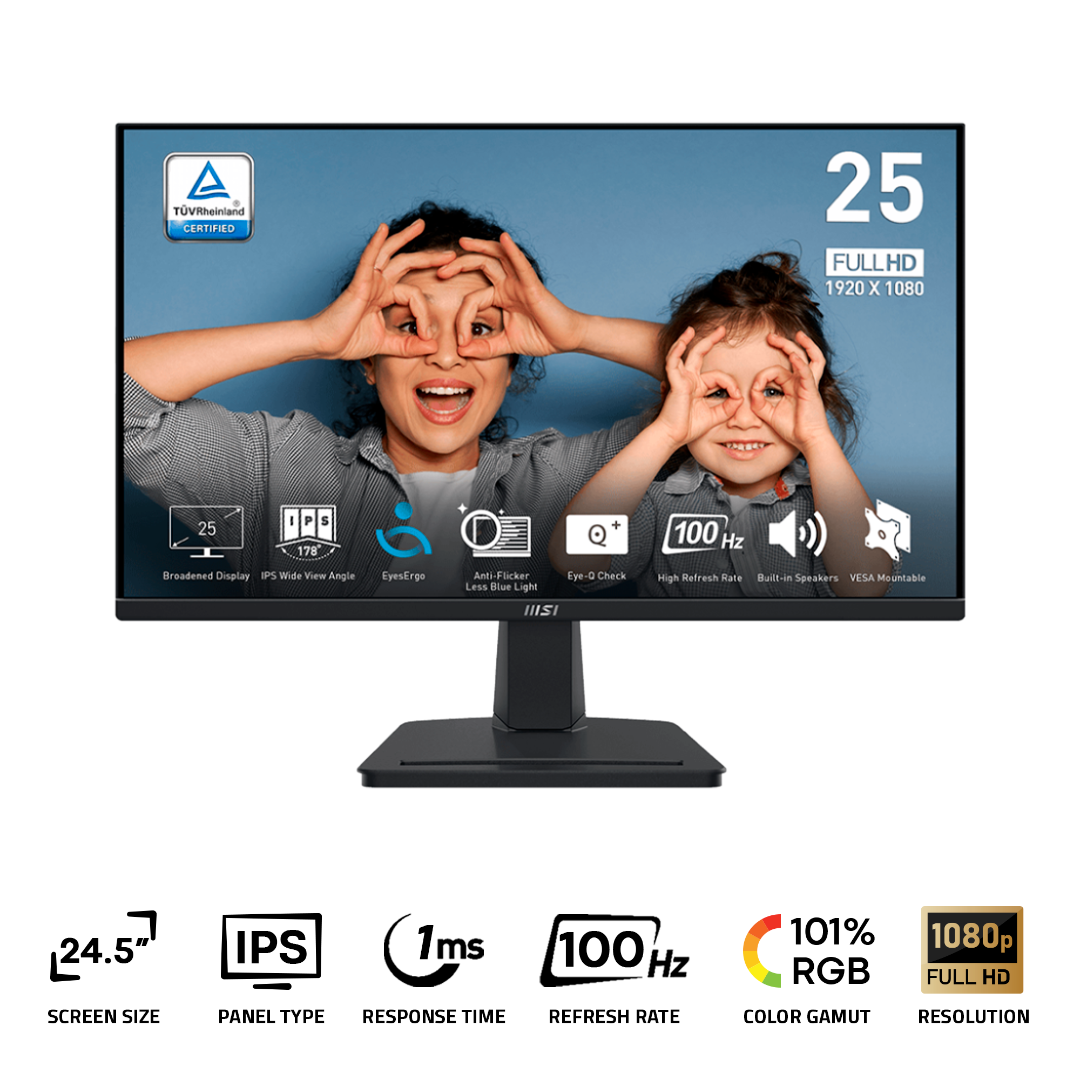MSI PRO MP251 Monitor 24.5
